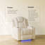 Fauteuil inclinable électrique rétro en cuir écologique-42250146