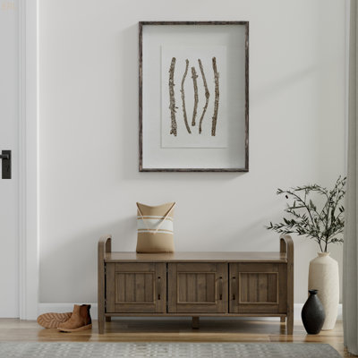 Banc de rangement pour hall d'entrée