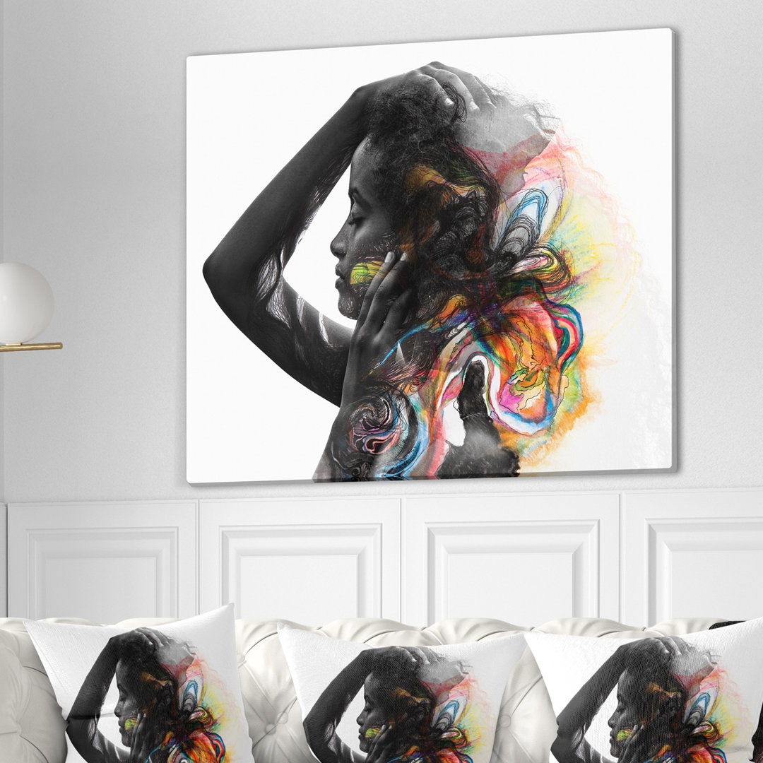 " Beautiful Woman Portrait " East Urban Home 