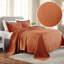 Ensemble de couvre-lit en coton natté toutes saisons de poids moyen avec taies décoratives Superior-33395811-33395814