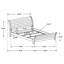 Grand lit-bateau en bois massif Gintare-884883622