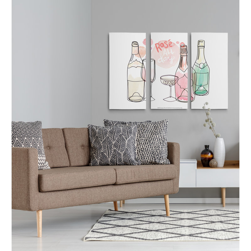 « champagne vœux ii », impression sur toile, impression sur toile premium, H 24 po x l 36 po x P 1,5 po