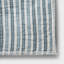 Couvre-lit réversible Lehar à rayures bleues feuillues, 100 % coton, 152 x 229 cm-130726959-130726965