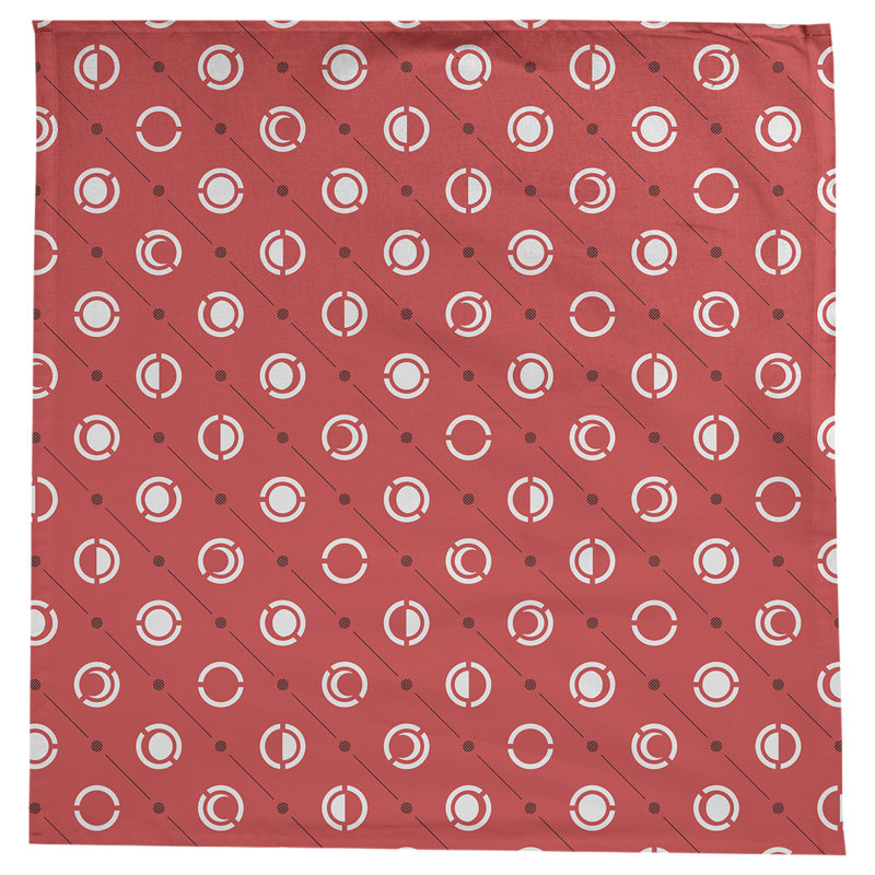 Nappe des phases de lune classiques, Rouge/noir