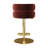 Giacamo Adjustable Height 360° Swivel Velvet Counter & Bar Stool with Low Back and Stainless Steel Pedestal Base (Set of 1)-1137086828-1177392148-1190977469