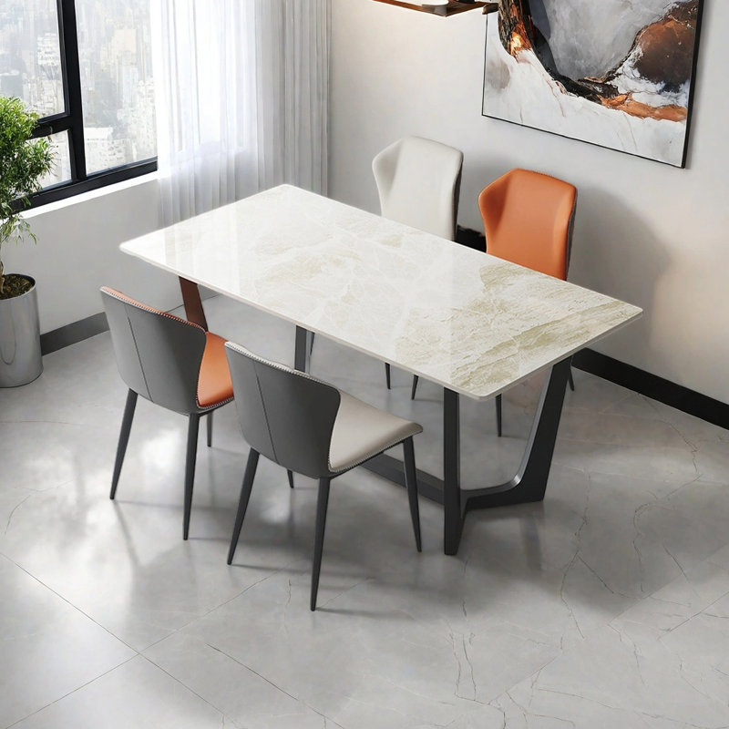 Table de salle à manger Luxury, H 29,53 po x L 55,12 po x l 31,5 po