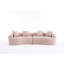 Canapé-lit modulaire LY-025, 4 places en chenille de grain de bois, canapé-lit convertible, canapé-lit haute densité 30D pour appartement et salon-253241783