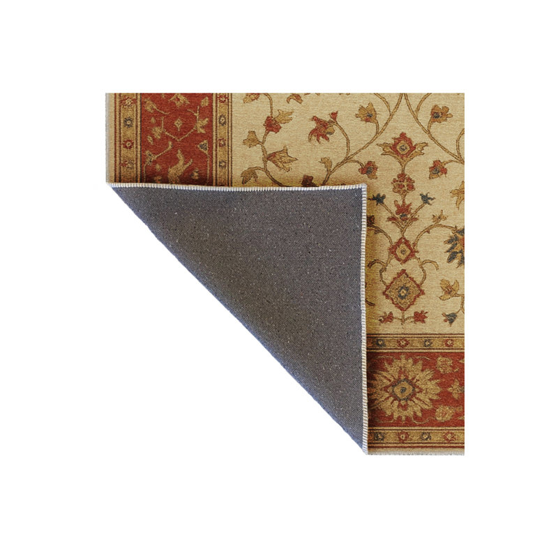 Tapis gris tissé traditionnel Mosso, 2 pi 6 po x 4 pi 11 po
