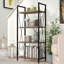 Dasheil 127.3cm H x 60.3cm W Steel Etagere Bookcase