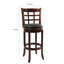 Tabouret de bar pivotant en bois massif-69426736-69426737