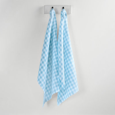 Gingham Check - 100% Pure Linen Kitchen Towels