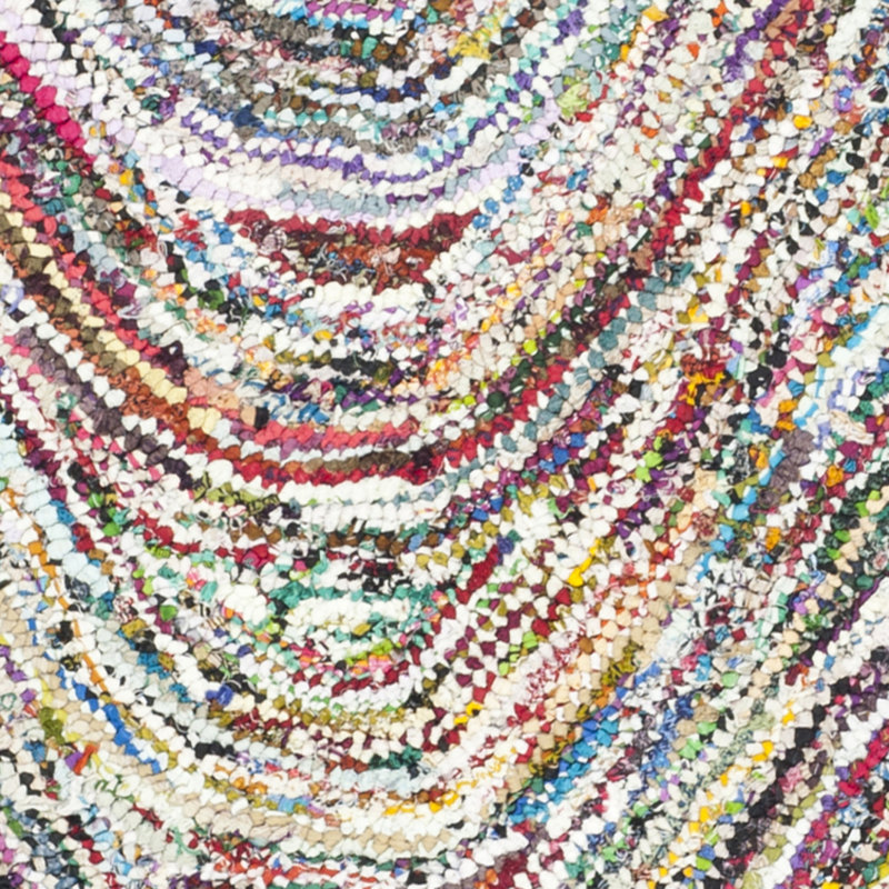 Anaheim Hand Tufted Cotton Abstract Rug, Runner 2'3" x 8'
