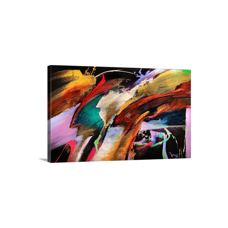 Frioucheburg fluide vitesse - impression d'art graphique, H 16 po x l 24 po x P 1,25 po, Toile