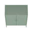 Armoire d'appoint en métal vert sauge 32 po Naomi-727709326