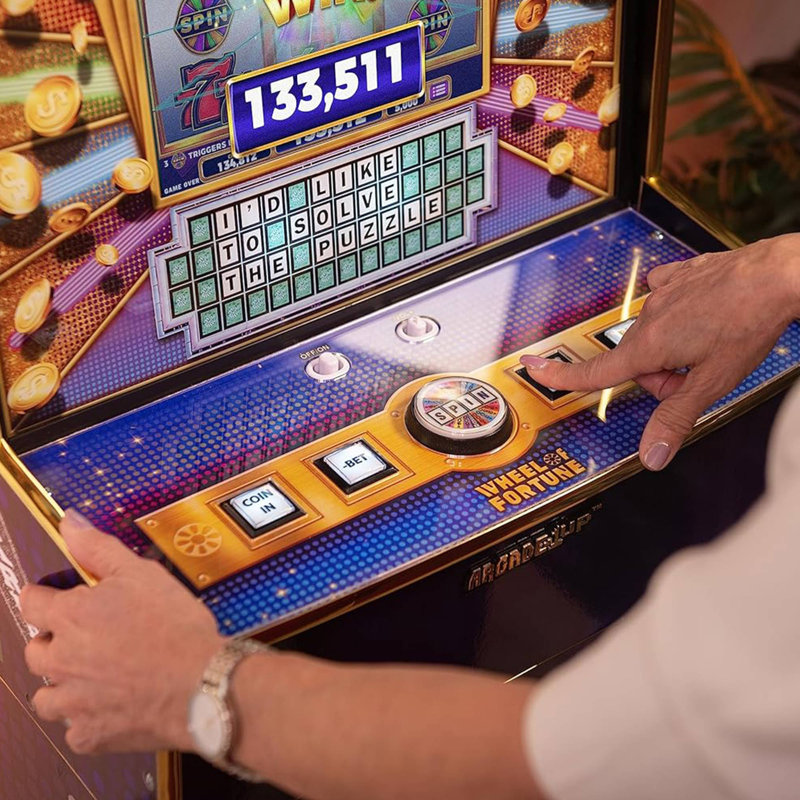 Wheel of Fortune 5-Foot Tall Full-Size Arcade Game Cabinet