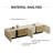 Refined Low Profile TV Cabinet with Spacious Storage