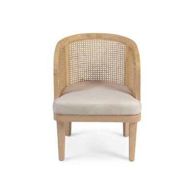 Hopley Upholstered Cotton Blend Lounge Chair