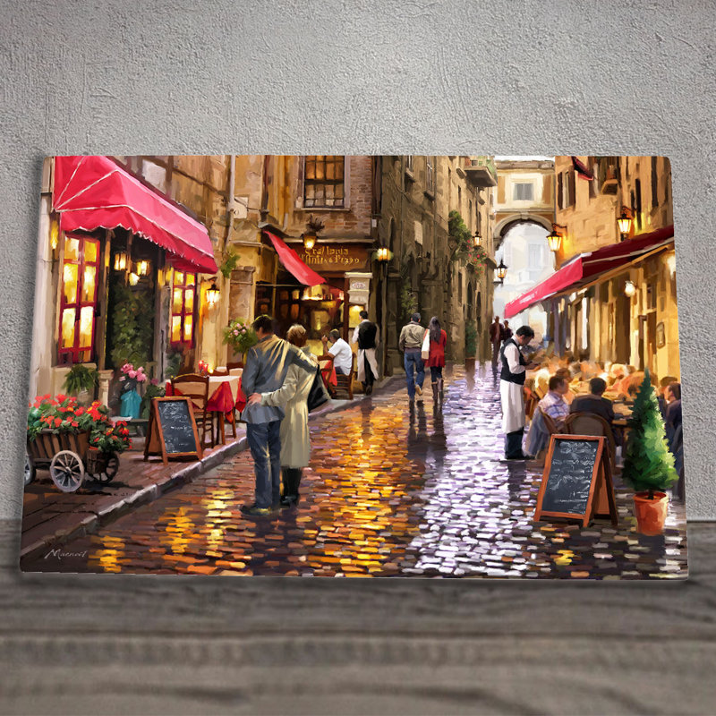 MACNEIL STUDIOS Traditional Cities & Countries Wall Decor on Ceramic
