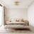 Alixandra 2-Light Flush Mount Clear Glass Ceiling Light with Metal Frame-267080292