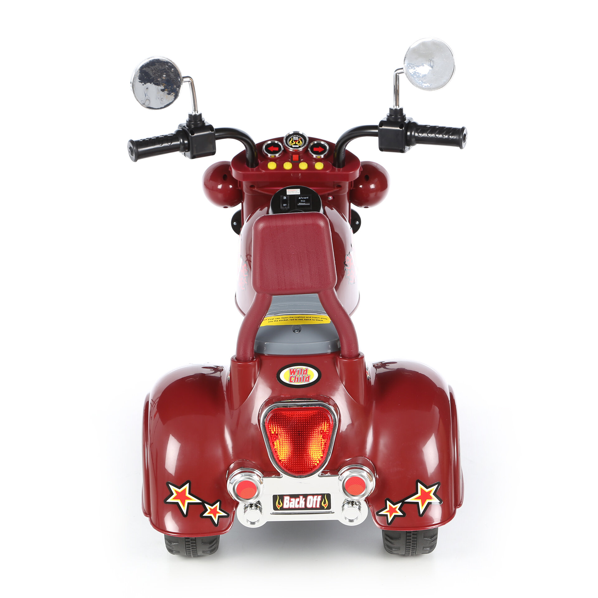 Lil Rider Lil' Rider Flaming Chopper Wild Child Motorcycle Ride on Battery  Operated Bike for Kids 2 - 5