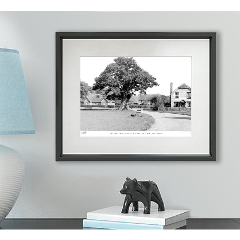 Leigh, The Old Oak Tree And Green C1960 by Francis Frith - Single Picture Frame Print, 28cm H x 36cm W x 2.3cm D