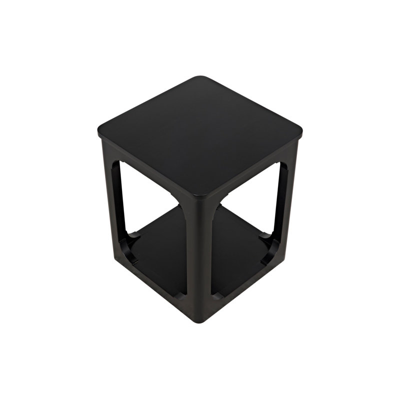 Gimso Solid Wood End Table, Black