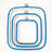 Square Flexi Hoop Nurge 230-12 Blue-117031296