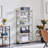 Tevis 60" H x 27.5" W x 12" D 5 Tiers Boltless Adjustable Storage Shelf Goods Rack-1090805072