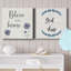 «Bless our home», ensemble de 2 pièces d'art textuel sur toile-496161506-496161510
