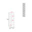 Range-chaussures - Range-chaussures mince à 7 niveaux, conception moderne-923838498