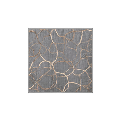 Machine Washable Gray Area Rug
