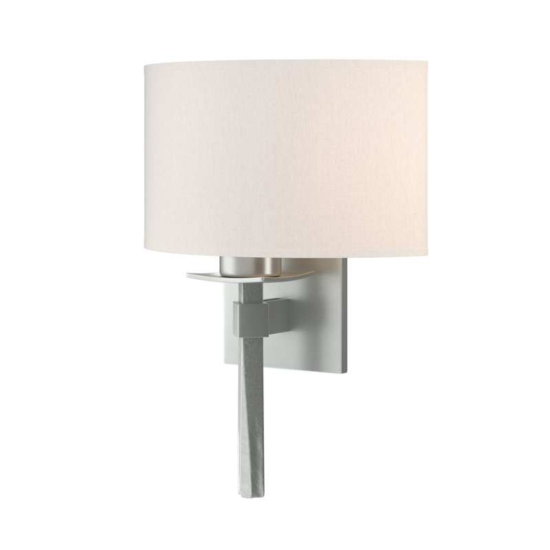 Beacon Hall Half Drum Shade Sconce, Flax, Black
