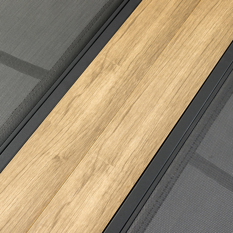 Méridienne double Abbighail, Gris anthracite