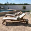 Miami Teak Chaise Lounge