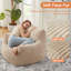 Fauteuil à billes surdimensionné en fausse fourrure avec rembourrage en mousse, canapé moderne pour chambre à coucher, salon et bureau-222424837-202682716