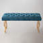 Jerez Velvet Upholstered Bench-1556703913-1556703946
