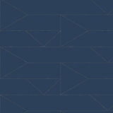 Flagged Geometric Vinyl Wallpaper Roll by Jamie Graney