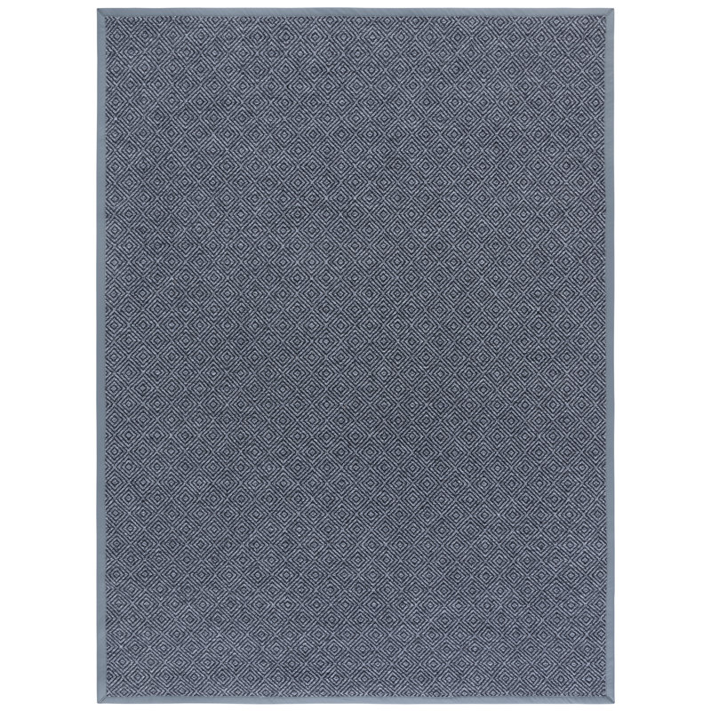 Tapis intérieur / extérieur en marbre / gris anthracite Napa 144, Rectangulaire 8 pi x 10 pi
