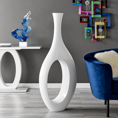 Vase de plancher en résine Hajari