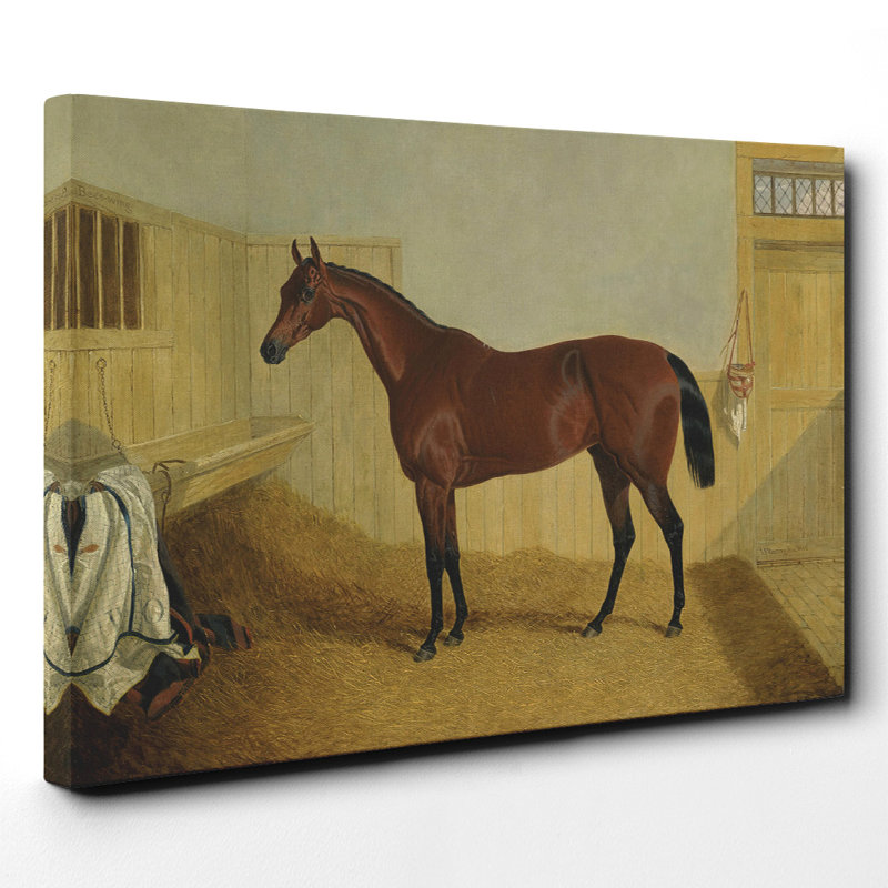 John Frederick Herring - Wrapped Canvas Painting, 70cm H x 100cm W