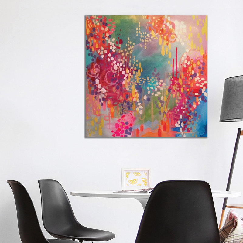 Razzle Dazzle by Stephanie Corfee - Wrapped Canvas Painting, 93.98 cm H x 93.98 cm W x 1.91 cm D
