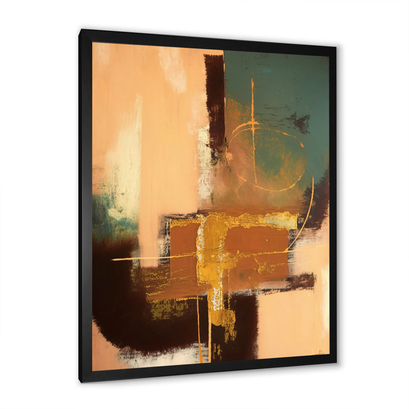 Infinity Terra Rosa Poss Possibillies - reproduction d'art sur toile, L 24 po x H 32 po, Cadre photo noir