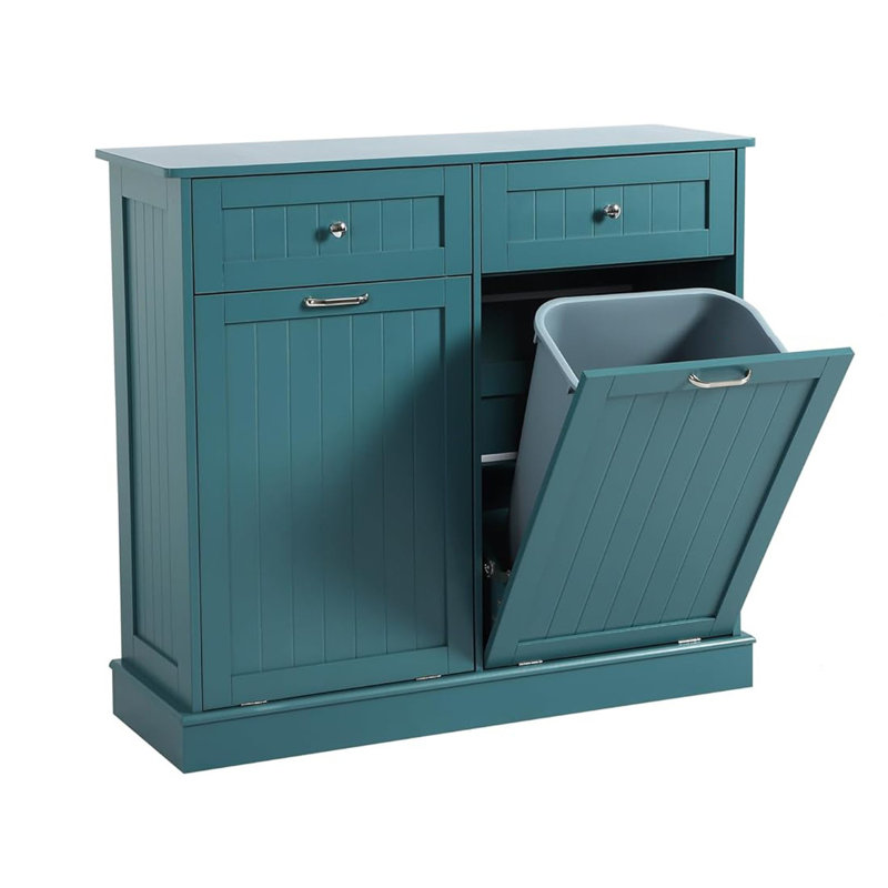 Armoire poubelle inclinable Havant, Green