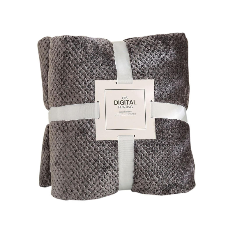 Couvre-lit en polaire très doux et chaud, B