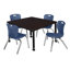 Ensemble de table de salle à manger et de chaises Kee-73412821-73412825-93832724