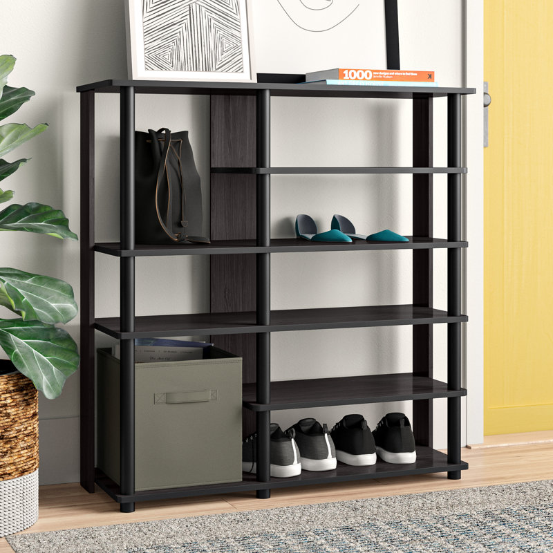 McKenney 13 Pair Shoe Rack, Brown