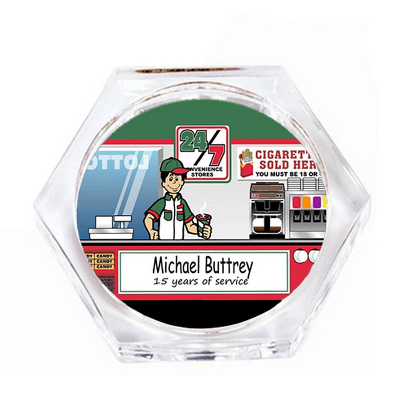 Ensemble de 4 sous-verres personnalisés, Oui