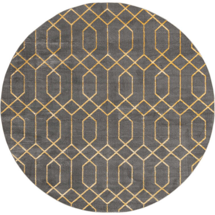 Glam Gray/Gold Area Rug