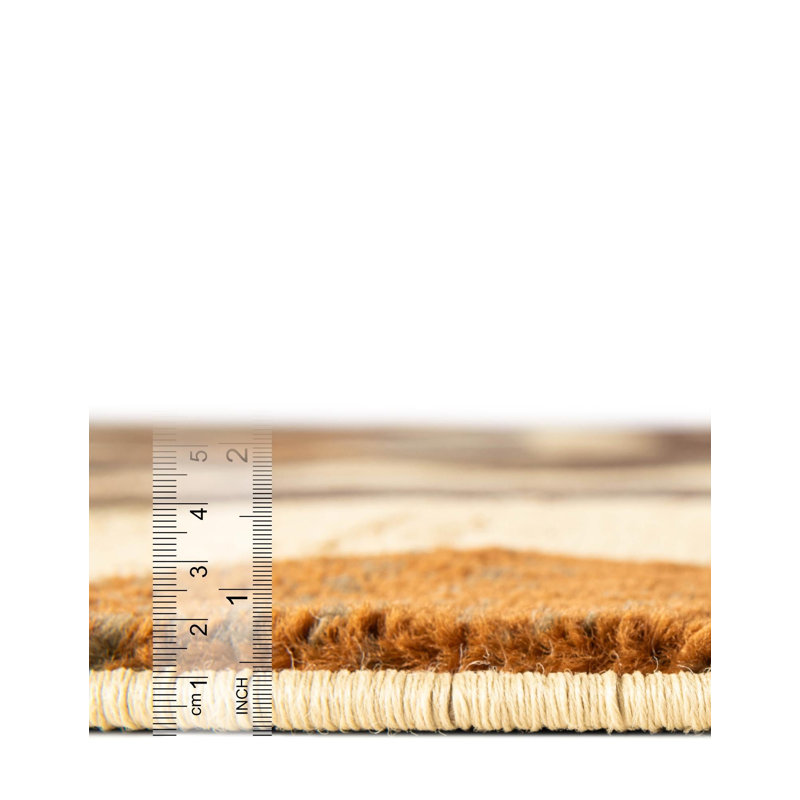 Tapis beige Ivetta, Rectangle 3 pi 1 po x 5 pi 3 po
