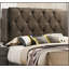 Lit luxueux avec tête de lit capitonnée élégante et structure durable pour un confort et un style ultimes